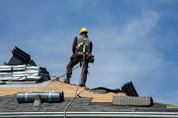 Professional Flat Roof Repair technician working in Vina, CA